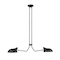 Z-Lite Bellamy Linear Chandelier, 2-Light, 9.5 In.W x 46 In.L x 8.25 In.H, Matte Black/Matte Black Outer 1942-2L-MB - alternate 8